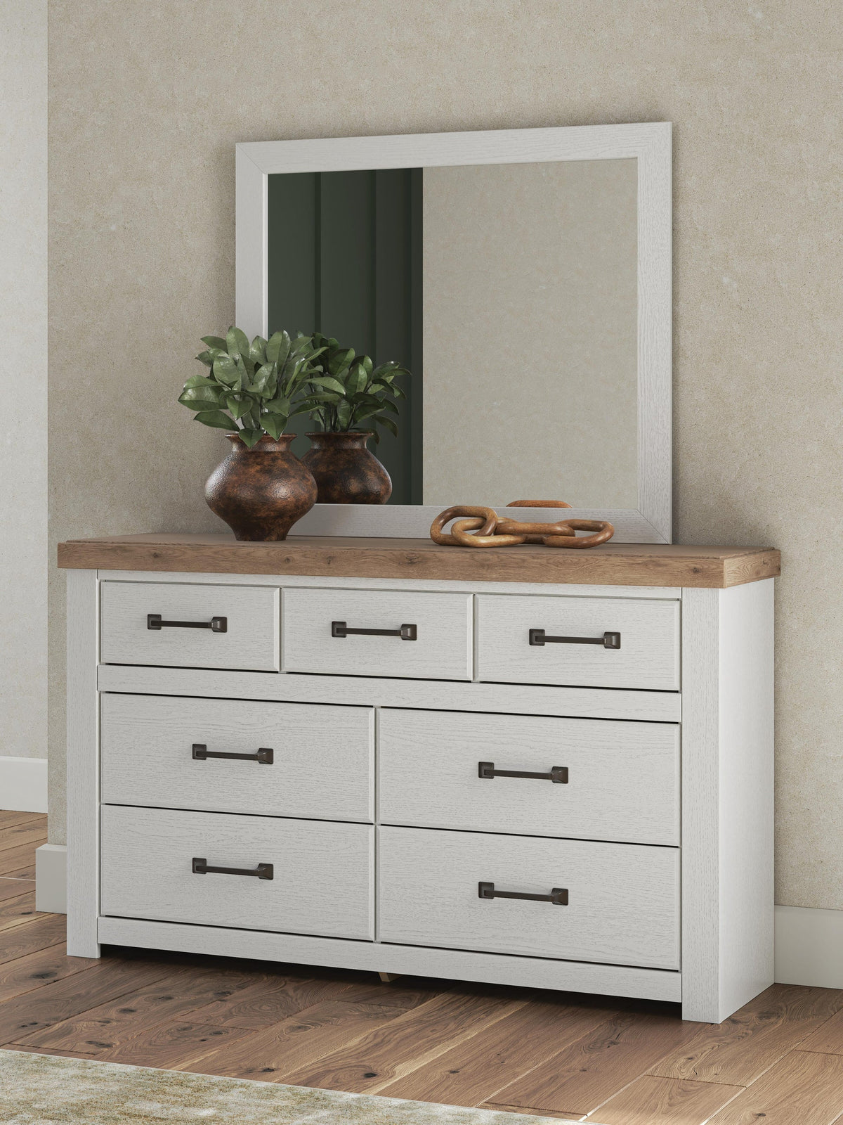 Savonport Full Panel Bed, Dresser and Mirror