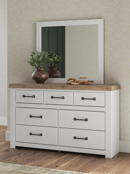 Savonport Full Panel Bed, Dresser and Mirror