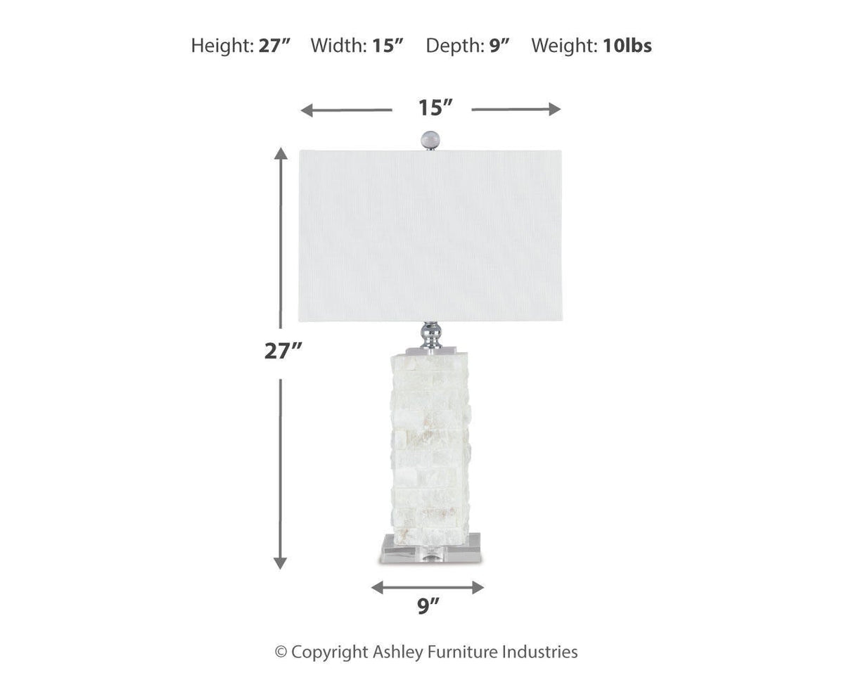 Malise Alabaster Table Lamp (1/CN)