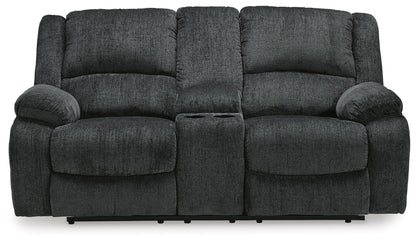 Draycoll DBL Rec Loveseat w/Console