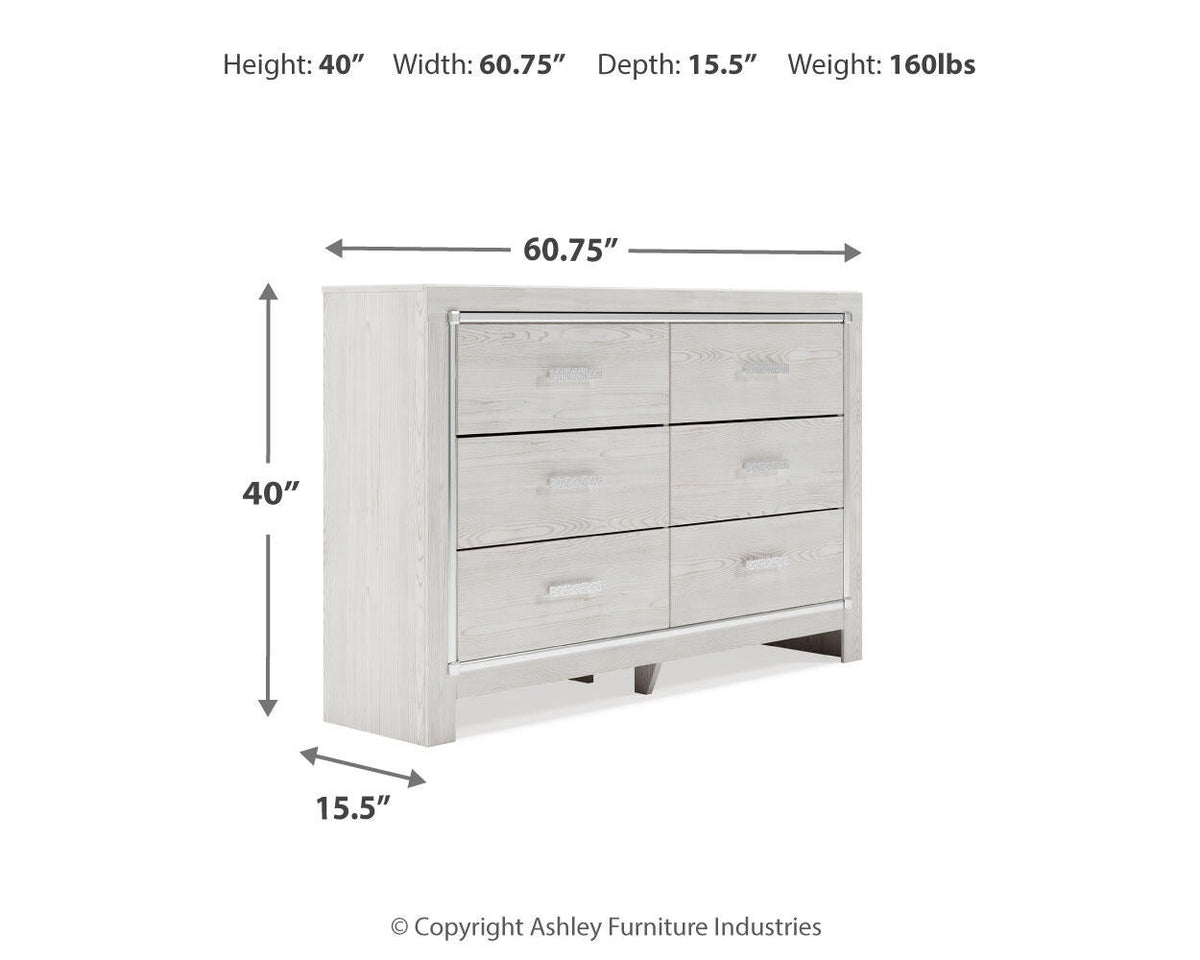 Altyra Six Drawer Dresser