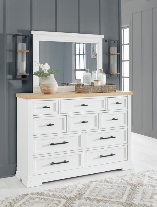 Ashbryn Dresser and Mirror