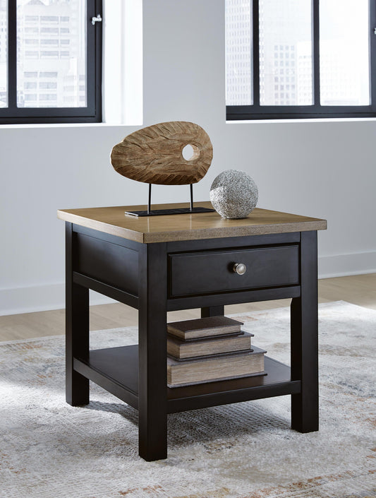 Drazmine Rectangular End Table