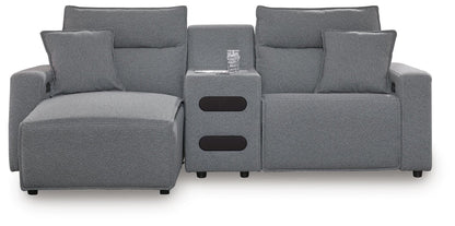 Modmax II 3-Piece Power Reclining Sectional with Chaise and Audio Console