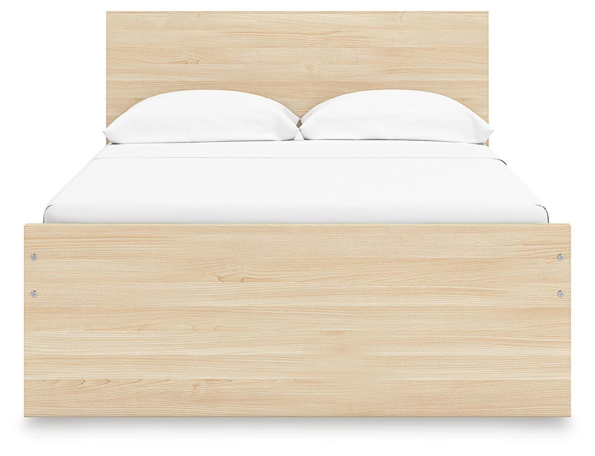 Onita Full Panel Platform Bed with 1 Side Storage