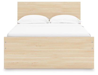 Onita Full Panel Platform Bed with 1 Side Storage