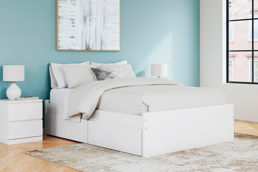 Onita Queen Platform Bed with 1 Side Storage