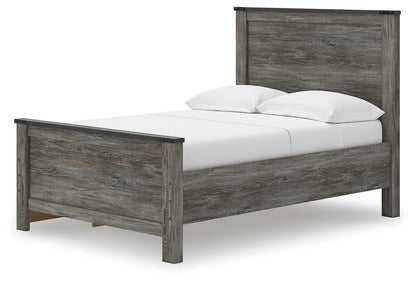 Frandern Full Panel Bed with Storage