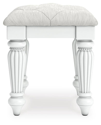 Kozlani Vanity Upholstered Stool