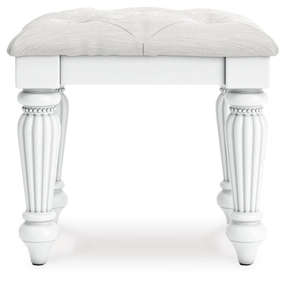 Kozlani Vanity Upholstered Stool