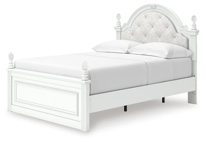 Kozlani Full Upholstered Panel Storage Bed
