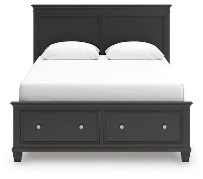 Lanolee Queen Panel Storage Bed
