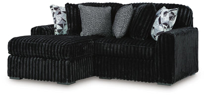 Midnight-Madness 2-Piece Sectional with Chaise