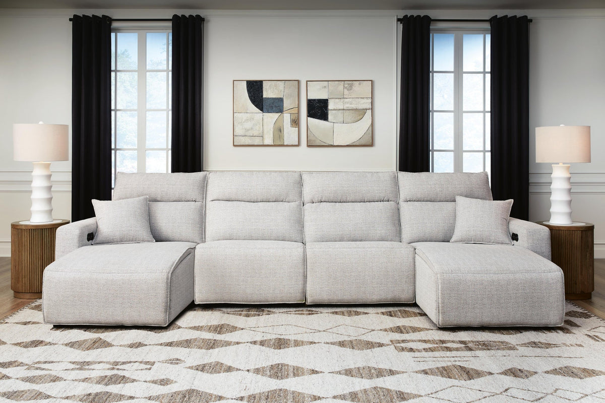 Modmax II 4-Piece Reclining Sectional with Double Chaise