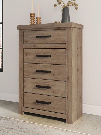 Oliandon Five Drawer Chest