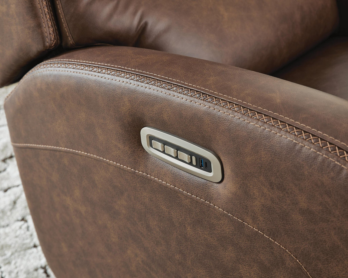Motion-Max Swivel Glider Power Recliner